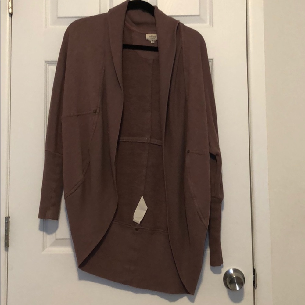 Wilfred aritzia Diderot cocoon wrap cardigan